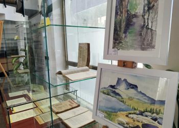 Expoziție de acuarelă Iulian Crețu, la Biblioteca Județeană